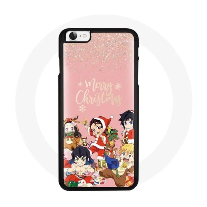 Coque pour Iphone SE Demon slayer merry christmas affiche Anime Manga
