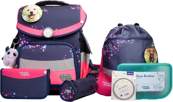 School-Mood Timeless Pro Schooltas set 7-delig