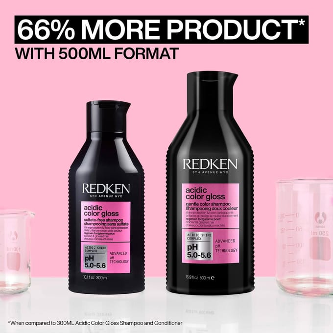Redken Acidic Color Gloss Conditioner - Gekleurd Haar - Kleurbehoud & Glans - Met glanscomplex en pH-regulerende formule - 500ml
