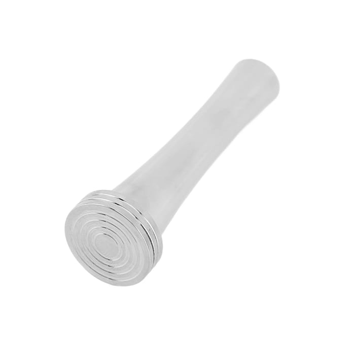 Koffie Tamper 30mm RVS Massief Capsule Koffiepoeder Hamer L white