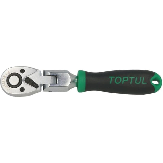 Ratel TOPTUL 1/4 inch lengte 142mm (72 tanden)