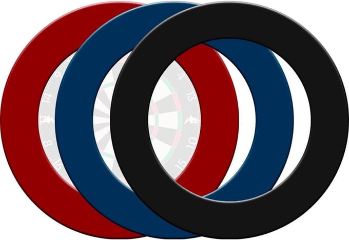 Mission Dartbord Surround Plain Rood