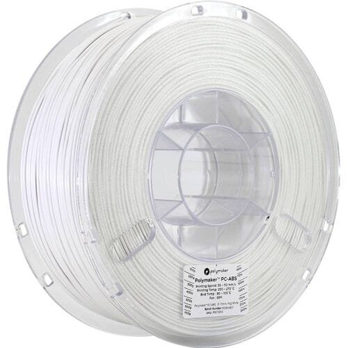 Polymaker PC04002 PC04002 Filament PC-ABS Hittebestendig, Slagvast 1.75 mm 1000 g Wit 1 stuk(s)