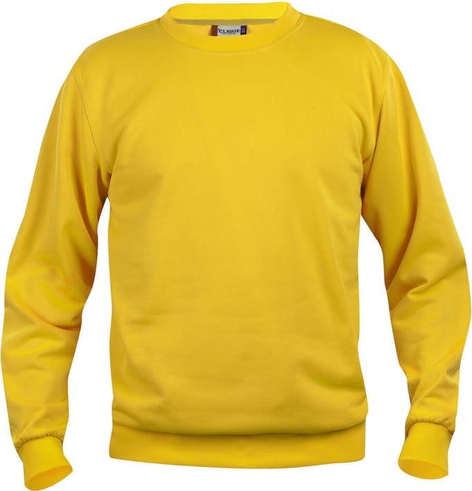 Clique Basic Roundneck 021030 - Lemon - M