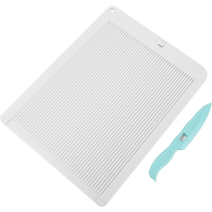 Multifunctioneel scorebord, enveloppenmaker, schrijf- en meetinstrument voor het maken van kaarten white