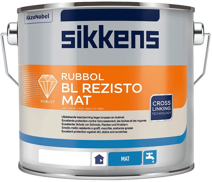 Sikkens Rubbol BL Rezisto Mat - 2,5L - 2.5L - Wit