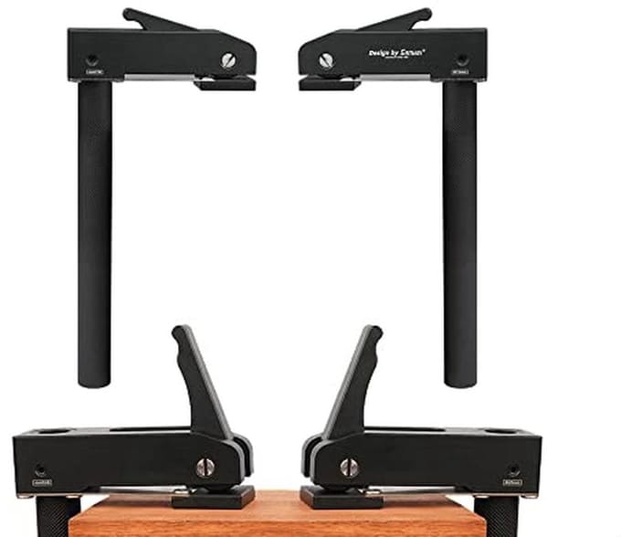 Set van 2 extra grote desktop snelspanners voor houtbewerking