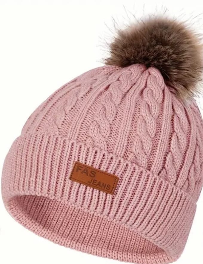 dames winter muts roze