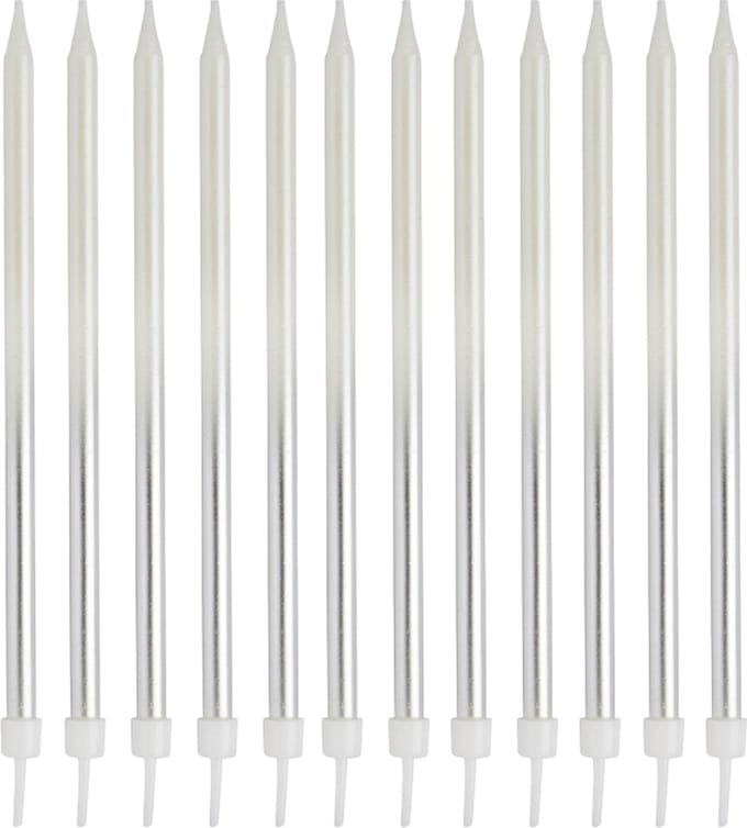 Ombre Zilver - 12 stuks