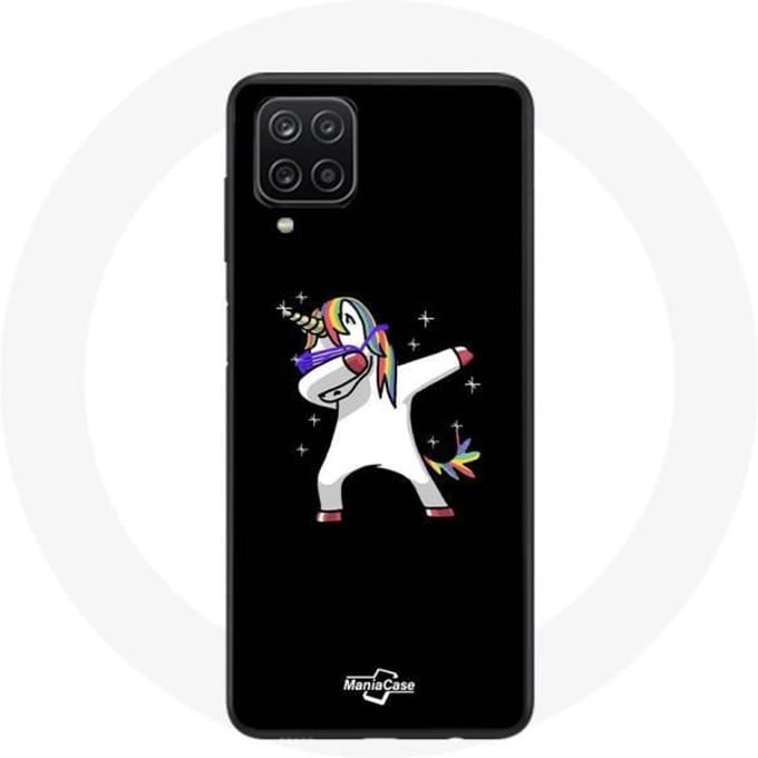 Samsung Galaxy A12 Dab eenhoorn hoesje schoon