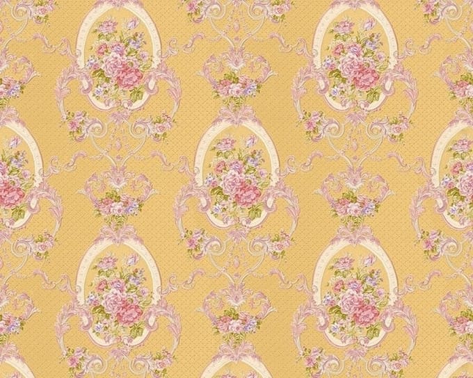 Engelse bloemen behang 95505-5