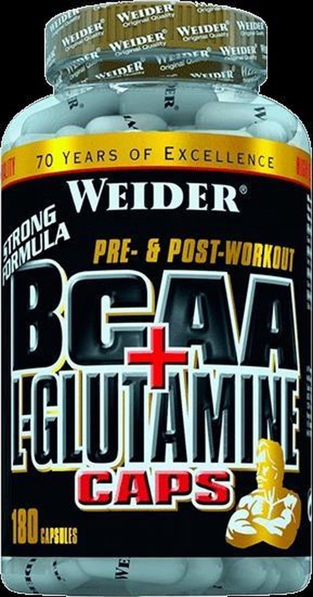 Weider Bcaa L-glutamine 180 Caps