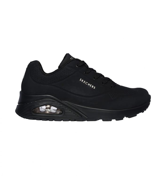 Skechers Uno - Stand On Air - Dames Sneakers - Zwart