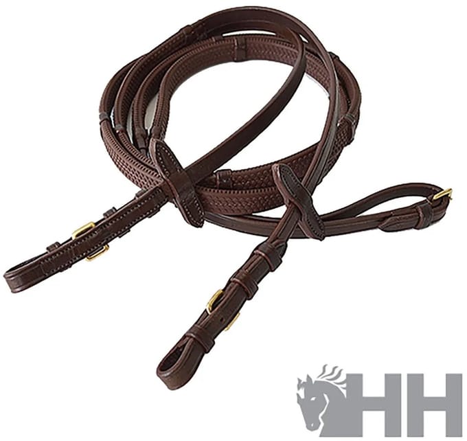 Lexhis Inox Buckle Tacos Rubber Teugels Bruin Full
