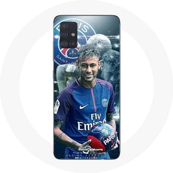 Hoesje - Maniacase - Samsung Galaxy A51 - Neymar - Paris Saint Germain - Flexibel