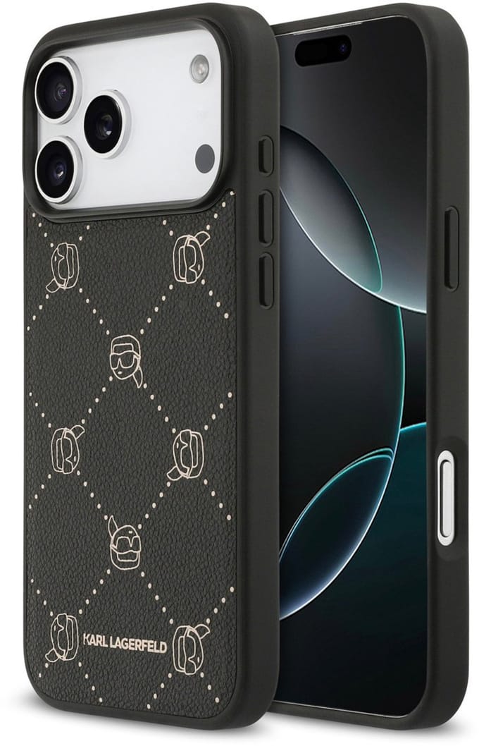Karl lagerfeld telefoonhoesje voor iPhone 17 Pro Max - MagSafe geschikt - Black