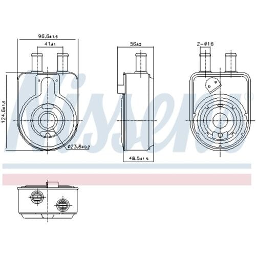 Olie radiator NISSENS 91448