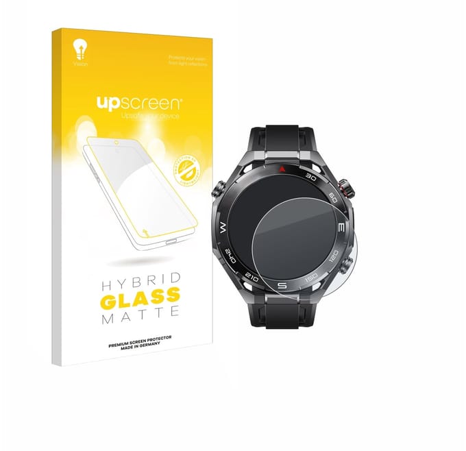 upscreen - Screenprotector voor Huawei Watch Ultimate 2 Black - Folie Beschermfolie Beschermglas matte