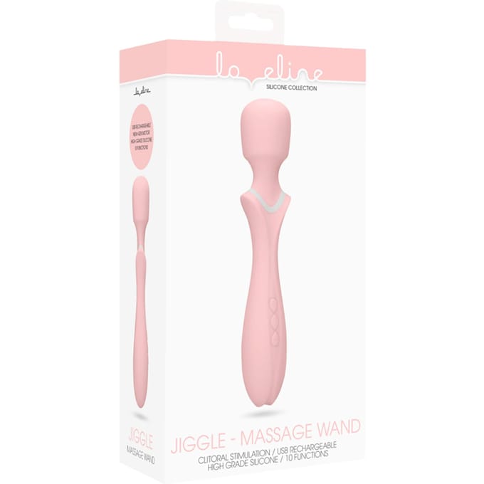 Loveline Jiggle Massage Wand Stimulator - Roze