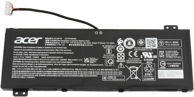 Acer AP18E7M Batterij - 58,75Wh - (AP18E7M)