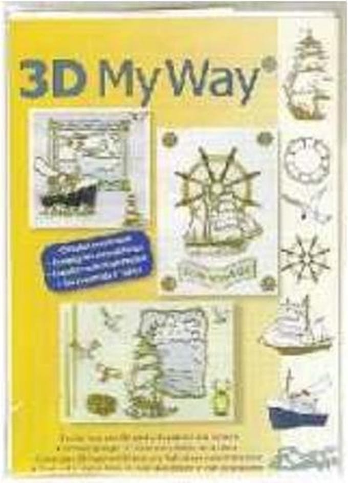 3d My Way - wenskaarten pakketje 3.4303
