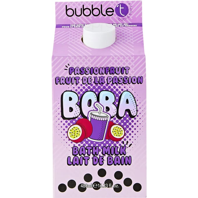 Bubble T Boba Passionfruit Bath Milk 480 ml