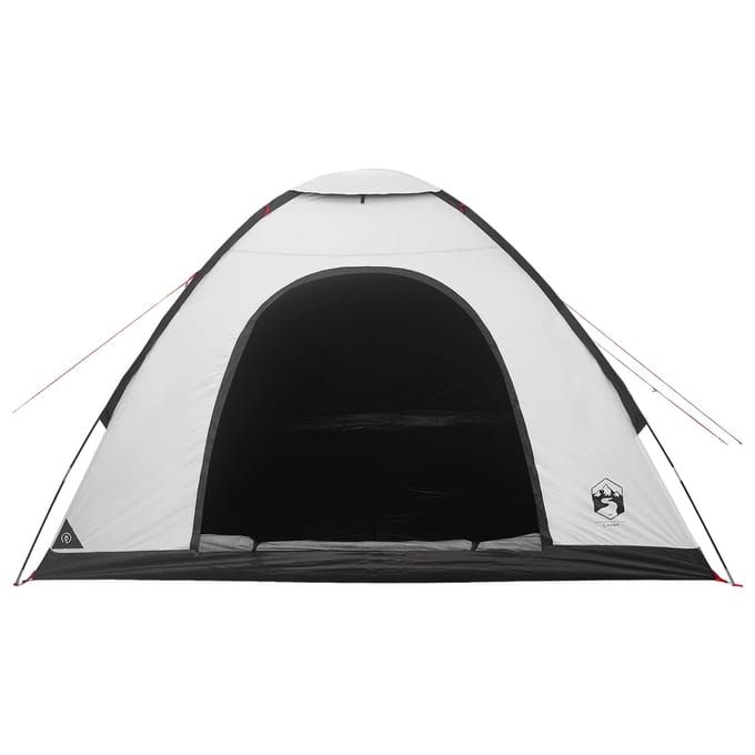 vidaXL - Kamperen - tent - 4-persoons - Wit - Blackout