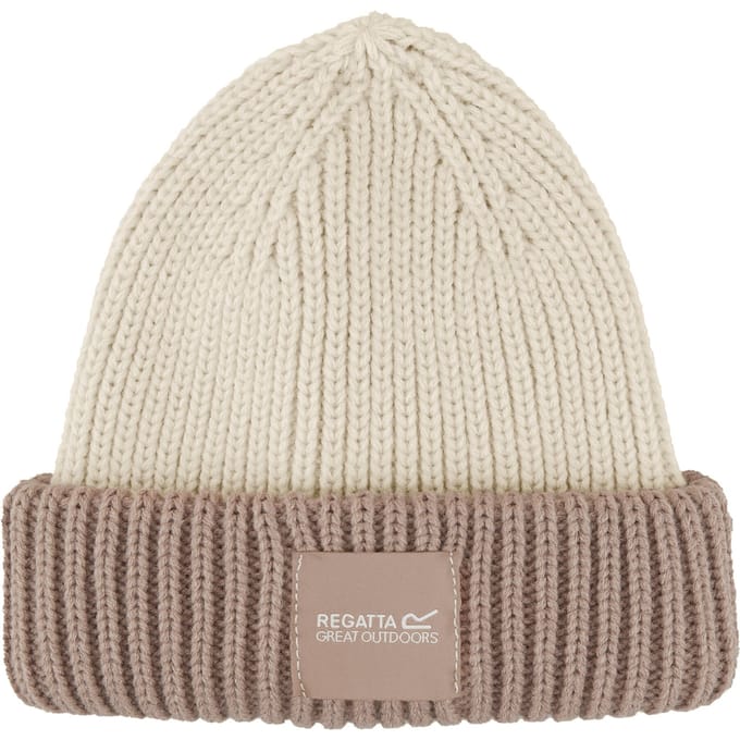 Regatta Kinderen/Kinderen Connora Fisherman Logo muts (Licht Vanille/Warm Taupe)
