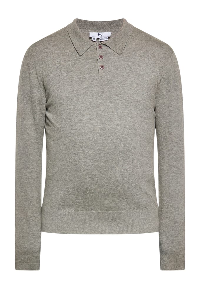Mo Vest Heren grijs melange