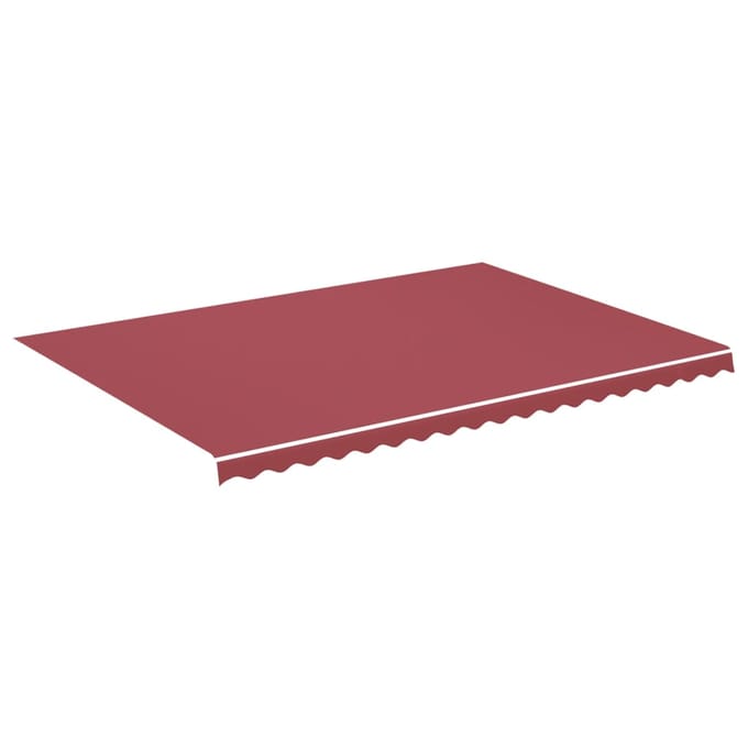 vidaXL - Vervangingsdoek - voor - luifel - 500x350 - cm - polyester - bordeauxrood