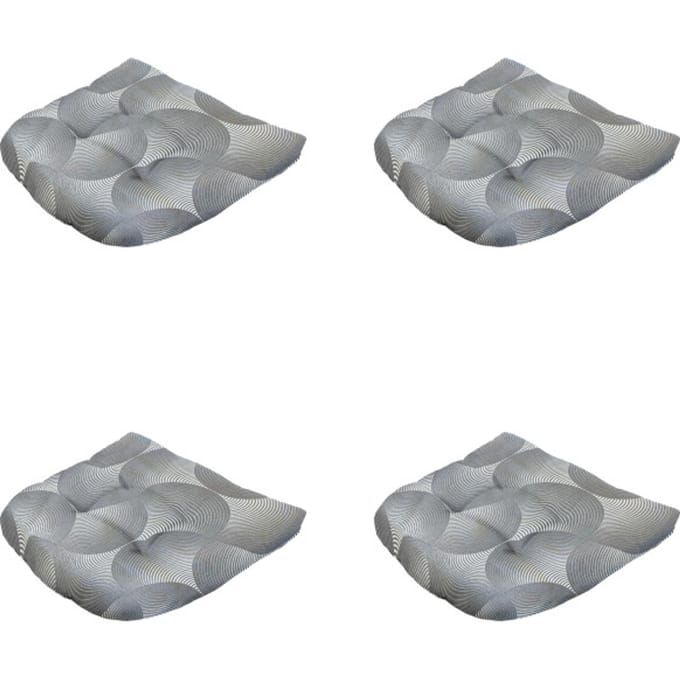 Madison zitkussen napels - 46x46x6cm set van 4