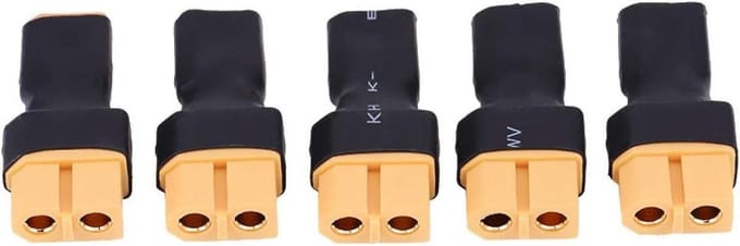 Allecto Plus - Gek Winkelen XT30 Naar XT60 RC Drone Connector Adapter - 5 stuks/set - Batterij Converter Plug - Duurzaam - RC Drone Accessoire
