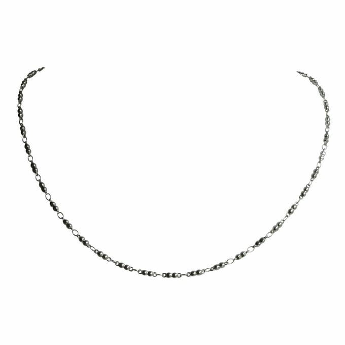 FlowJewels - schakelketting - staal - zilverkleurig