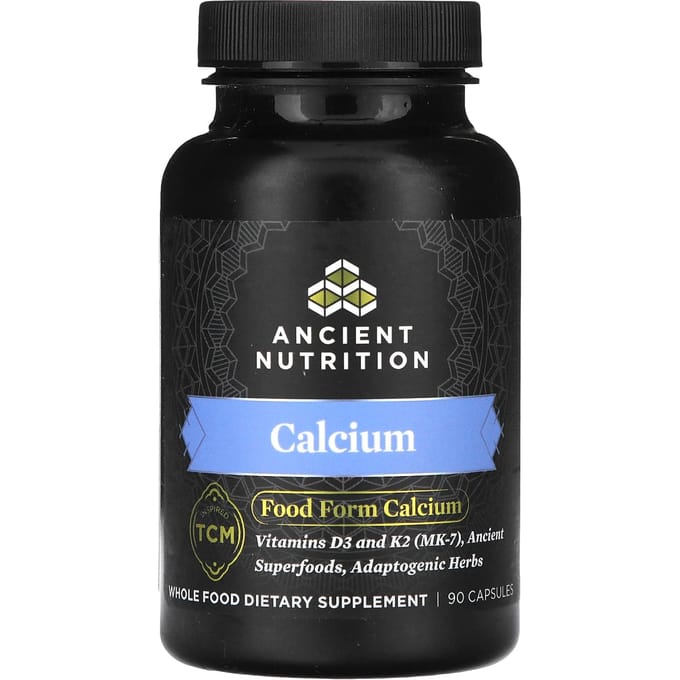 Ancient Nutrition, Calcium, 90 Capsules