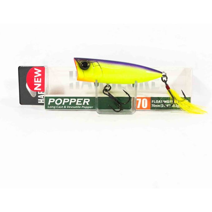 Leurre flottant Yo Zuri Duel Hardcore Popper 70F R1379-PUCL (6906)