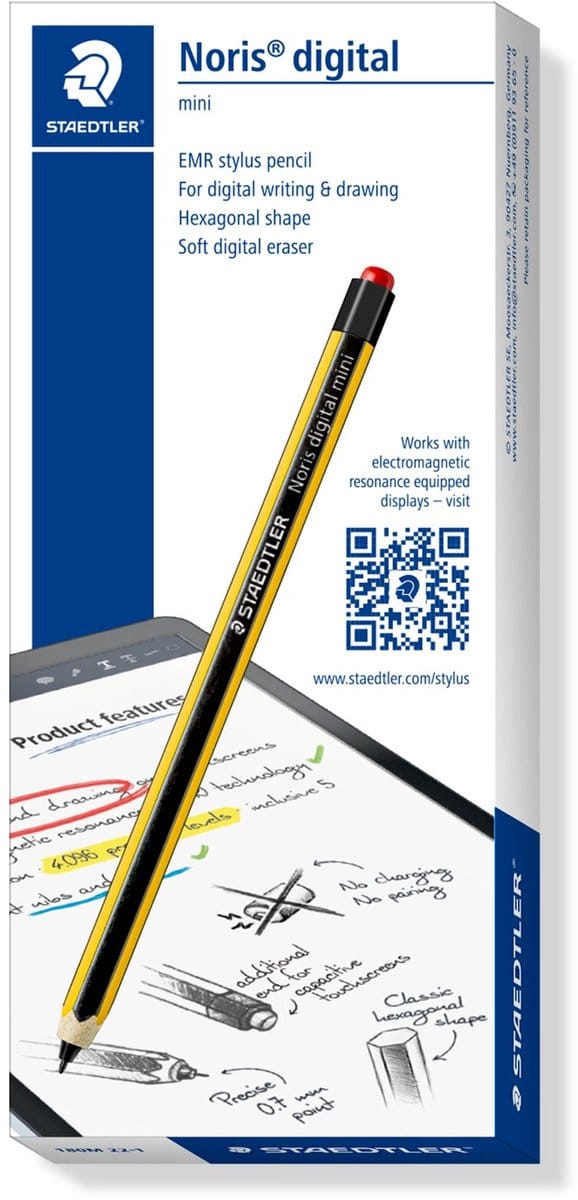 Staedtler Noris digital mini-touchpen zwart, geel