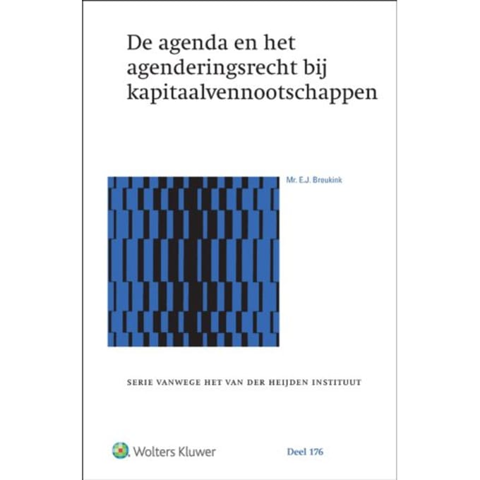 De agenda en het agenderingsrecht bij kapitaalvennootschappen