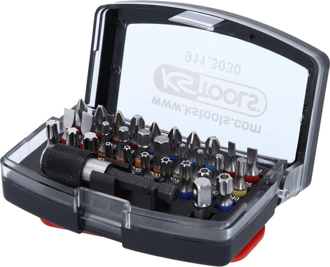 KS Tools 911.3030 911.3030 Bitset 1/4 (6,3 mm) Incl. bithouder