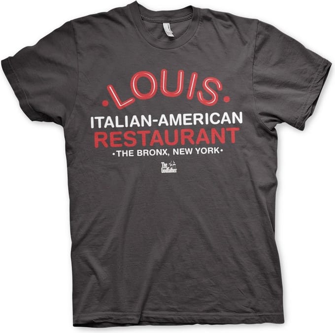 The Godfather Louis Restaurant T-shirt donkergrijs