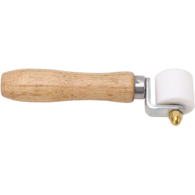Penny Roller 280 graden Hittebestendig 32 mm Diameter 28 mm Breedte Hoek Behangnaad Roller beige