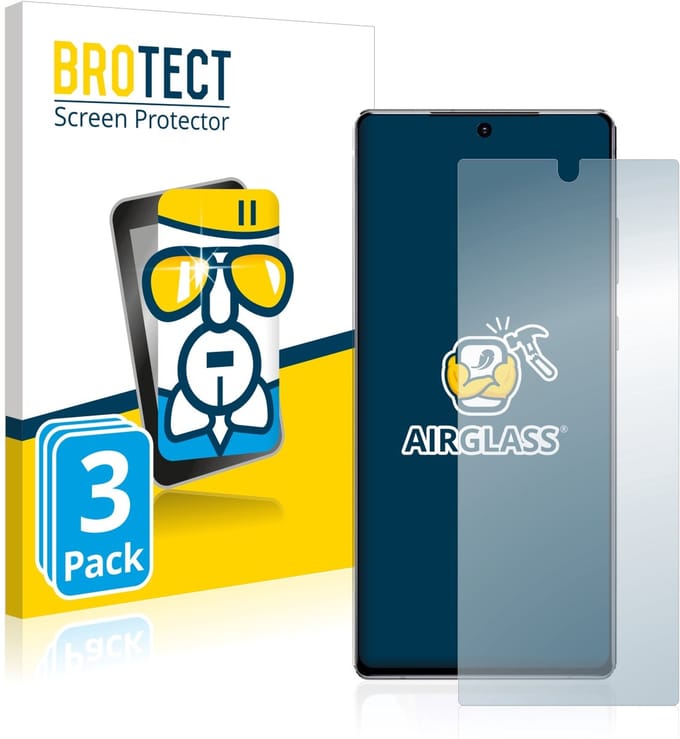 Screenprotector 3 Stuks voor Samsung Galaxy Note 20 Beschermglas transparant