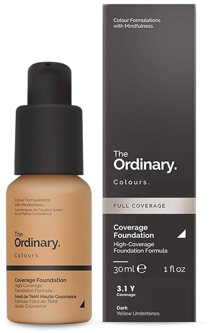 The Ordinary Colours Full Coverage Foundation SPF 15 mineral 30ml 3.1 Y Dark Yellow