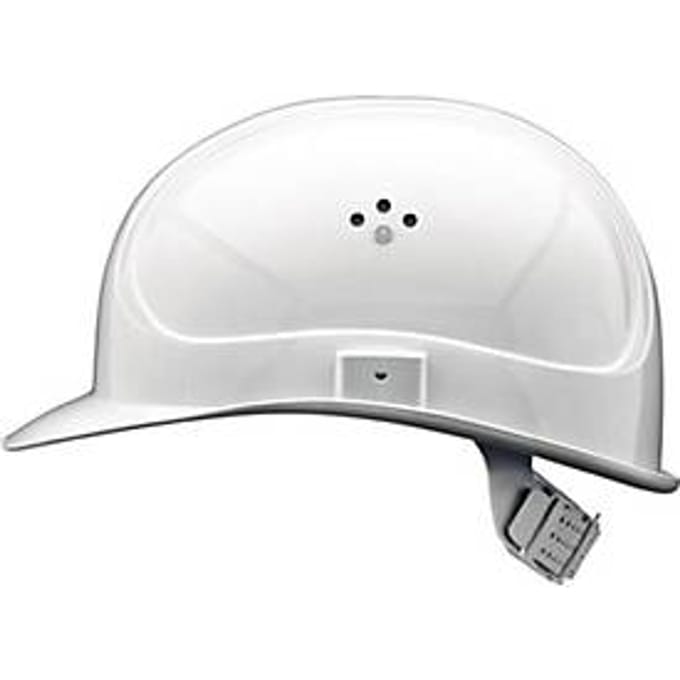 VOSS veiligheidshelm INAP-Master 6, EN 397, polyetheen signaalwit, 6-puntsgordel, hoofdomtrek 51-64 cm, gewicht 255 g