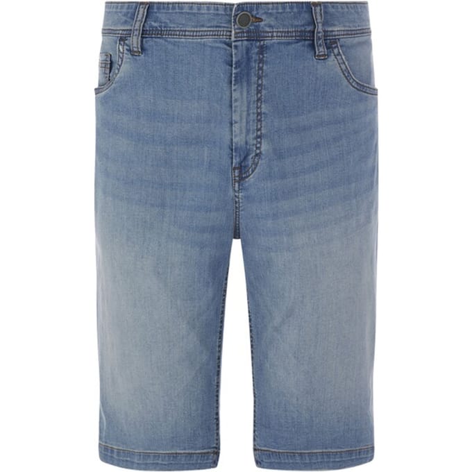 Jan Vanderstorm herren Denim Bermuda - 66 - lichtblauw - Plus Size