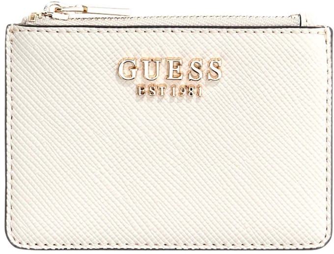 GUESS kaarthouder Laurel II SLG Card Case Bone crème