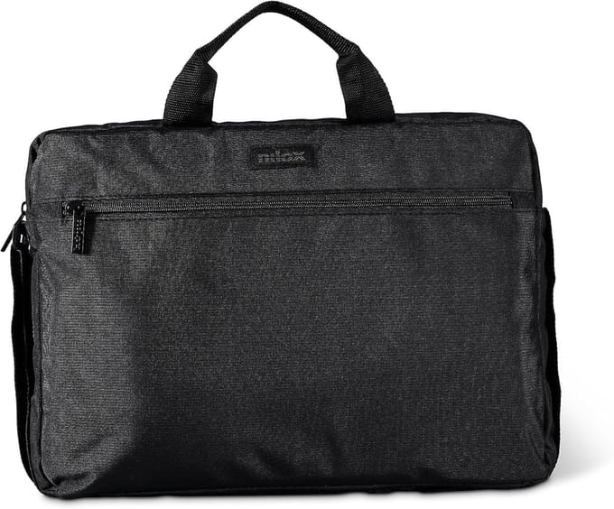Laptoptas 15,6 inch met buitenvak in zwart