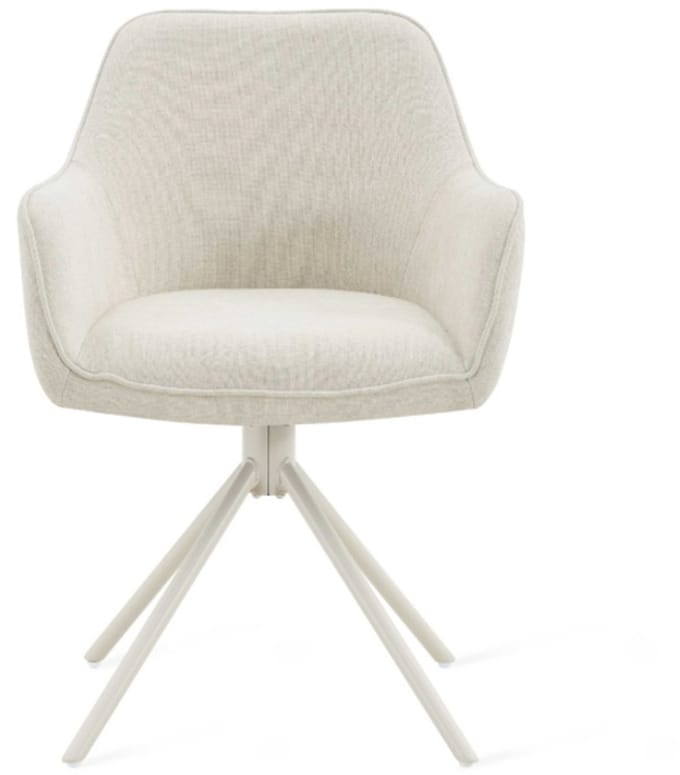 Eetkamerstoel Bo Beige Draaibaar - Giga Meubel - Set van 2