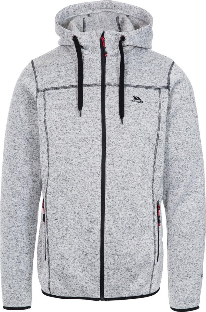 Trespass fleecejas/fleecepullover Odeno B - Herenfleece At300 Ghost Marl