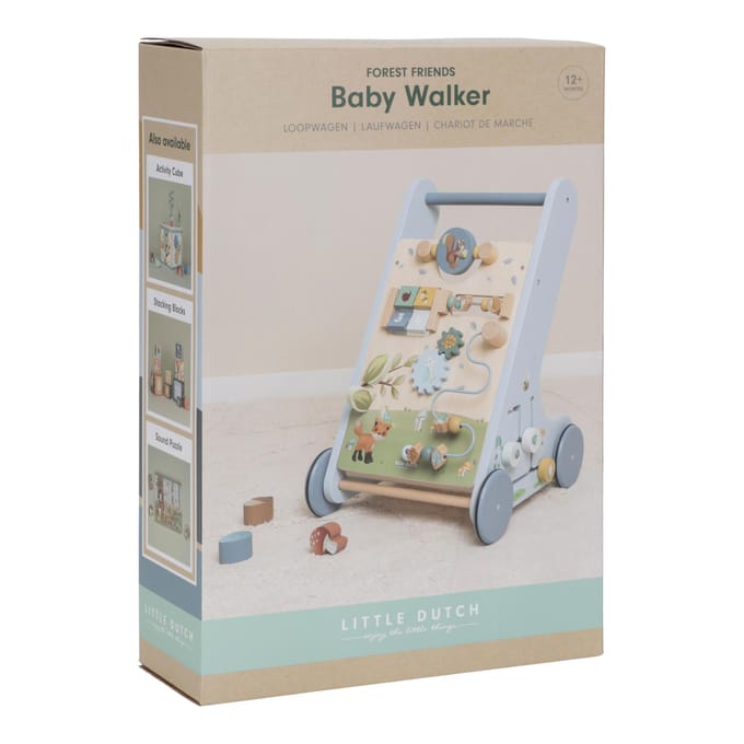 Little Dutch Multi-activity Baby Walker - Forest Friends