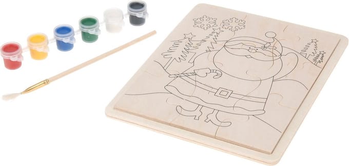 5 stuks! Decoset kerst puzzel Nampook